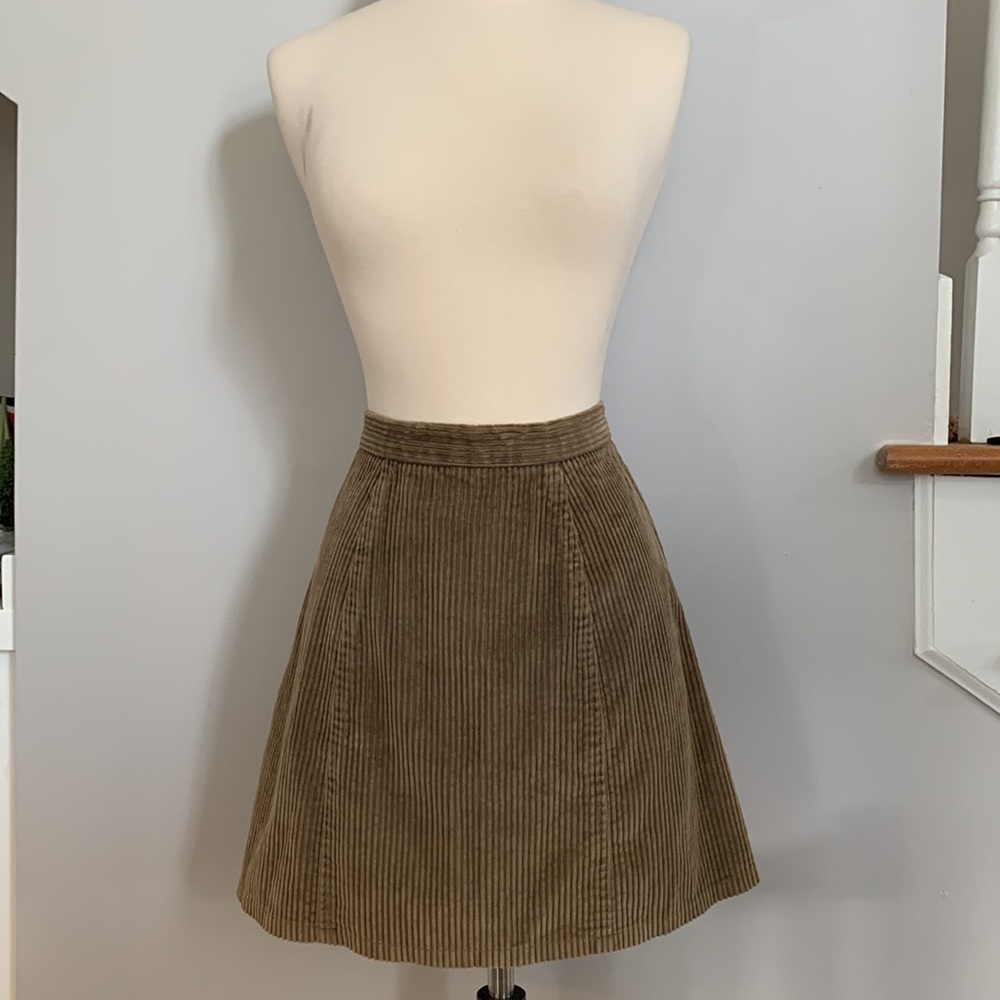 Vintage Express Corduroy Skirt